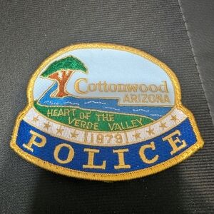 Cottonwood Arizona Police Shoulder Collectables Patch
